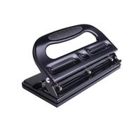 Perforateur réglable à 3 trous, capacité de 30 feuilles, poinçons de papier en métal robuste, Machine de poinçonnage d ' affaires pour bureau, école Metal Paper Puncher