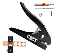 Perforateur résistant - Perforateur rond à fente pour trou unique, pince perforante pour bords pour carton papier étiquettes