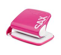 Perforateur SAX 318 Design, pour jusqu'à 20 feuilles, avec barrette de butée, peu d'effort, de haute qualité, perforateurs extra-tranchants et durables