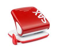 Perforateur SAX 418, pour jusqu'à 30 feuilles, avec barrette de butée, en matériau robuste, design moderne et stylé