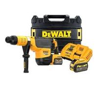 Perforateur SDS-Max XR Flexvolt 54V 13,3J - DEWALT - avec 2 batteries 54V 3Ah - chargeur - coffret - DCH735X2-QW G