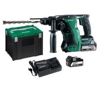 Perforateur SDS Plus 18 V 2,6 J + 2 batteries 5 Ah + chargeur + coffret HITCASE HIKOKI DH1826DAWPZ