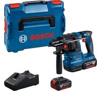 Perforateur SDS-Plus 18 V GBH 18V-22 + 2 batteries 4 Ah + chargeur rapide sous L-BOXX BOSCH 0611924002