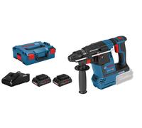 Perforateur SDS+ 18V GBH 18V-26 + 2 batteries Procore 4Ah + chargeur + coffret L-BOXX - BOSCH - 061190900Q