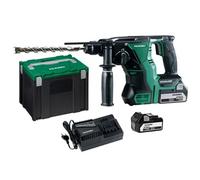 Perforateur SDS Plus 18V 2,6J + 2 batteries 5Ah + chargeur + coffret HITCASE - - DH1826DAWPZ