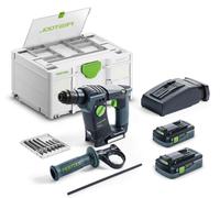 Perforateur SDS Plus 18V BHC 18 HPC 4,0 I-Plus + 2 batteries 4Ah + chargeur en coffret SYSTAINER SYS3 - FESTOOL - 577602