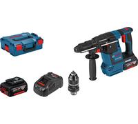 Perforateur SDS-Plus 18V GBH 18V-26 F Professional + 2 batteries 5Ah + chargeur rapide + coffret L-BOXX - BOSCH - 0611910007