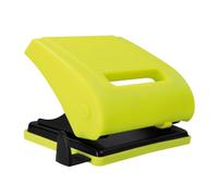 Perforatrice - 2 Trous - Pour Feuilles Jusqu'au Format A4 - Jaune Fluo - Milan