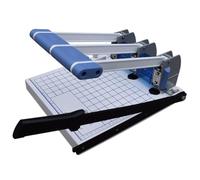 Perforatrice 3 Trous Robuste Avec Massicot A4, Espacement Des Trous De 83 Mm, Épaisseur De Papier De 15 Mm, Capacité De 150 Feuilles Et Marge Réglable (8-15 Mm), Idéale Pour Le Bureau, Lécole