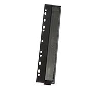 Perforatrice 4 trous Genie PP-4M à ranger (tiges en métal, avec règle de 28 cm intégrée et bac récupérateur), noir