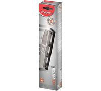 Perforatrice 4 Trous Universal-Perforeuse A4 Métal Pour 10 À 12 Feuilles-Avec Système De Calage Optimisé Sur Les Anneaux Du Classeur Et Trappe À Confettis-Gris