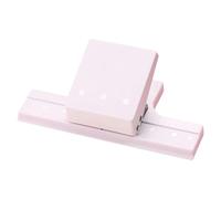 Perforatrice à 3 trous avec échelle d'alignement - Capacité de 7 feuilles - Perforatrice ronde de 5 mm - Outil de poinçonnage de papier robuste pour bureau