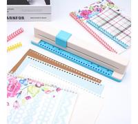 Perforatrice à 30 trous, perforatrice à feuilles volantes | Perforatrice multi-trous portable à pousser à la main pour cahiers, agendas, planificateurs, listes de tâches