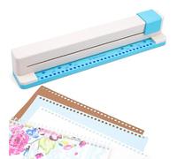 Perforatrice à 30 trous, perforatrice pour feuilles volantes, perforatrice multi-trous pour cahiers, agendas, planificateurs, listes de tâches, travaux scolaires et bien plus encore