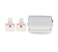 Perforatrice à 6 trous perforatrice à papier robuste de qualité professionnelle avec règle de positionnement pour reliure à feuilles mobiles A4 A5 B5 Construction en acier allié (Blanche)