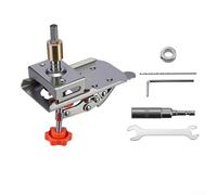 Perforatrice à charnière à dégagement rapide en acier inoxydable avec marge réglable, espacement des bords de 3 à 7 mm, perceuse à rebond automatique pour installation de porte d'armoire