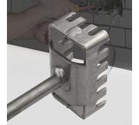 Perforatrice à douille pour fraises murales de type 86, interrupteur carré et outil d'installation de douille compatible avec la série 86/118, coupe-rainure métallique pour électriciens et (B)