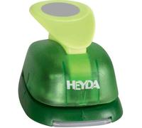 Perforatrice à motif - HEYDA - XXL coeur - Vert - 4,8 cm - Pour carton jusqu'à 220g/m2