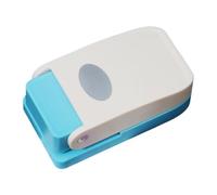 Perforatrice à onglets ovale portable - Outil de scrapbooking en alliage d'acier ABS - Forme de précision avec poignée ergonomique pour classeur, cartes, scrapbooking, étiquettes, journaux