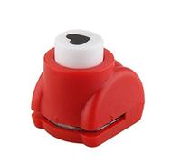 Perforatrice à papier Scrapbook Mini perforatrice à papier Scrapbooking Craft Punch Paper Shaper Forme de coeur-RougeIntelligence pratique.