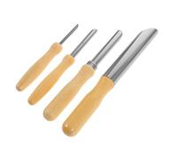 Perforatrice à Poterie Circulaire en Acier Inoxydable 4 Pièces Argenté