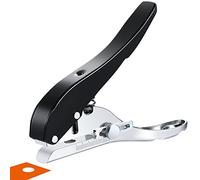 Perforatrice à trou unique de 5/16" - 8 mm - Perforatrice robuste - Perforatrice à papier portable à main longue pour cartes en papier, plastique, carton