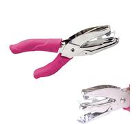 Perforatrice à Trou Unique Portable, Diamètre de Perforation de 6 mm, Perforatrice Métallique Circulaire avec Poignée Souple, Perforatrice pour Papier, Perforatrice à Trou Unique pour Papier