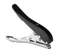 Perforatrice à trou unique robuste 8 mm en alliage de zinc plaqué métal à main positionnement visuel comprend ressort 126 x 95 mm