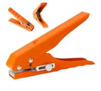 Perforatrice à trou unique robuste réglable portable manuelle | Pince perforatrice pour bords en PVC de 8 mm pour papier craft, carton, bois fin, cuir, PVC, film rigide et
