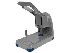 Perforatrice à un trou, format A4, trous ronds, avec règle extensible, jusqu'à 300 feuilles, portable, pour plastique, étiquettes, marque-pages