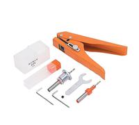 Perforatrice à Un Trou, Perforatrice à Un Trou, Pince De Poinçonnage Robuste pour Bandes De Chant, Outil pour Cartes PVC, Ouverture Oblique Plate De 10 Mm