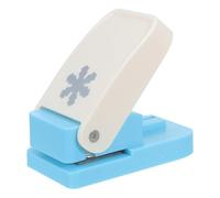 Perforatrice Artisanale Flocon de Neige Festive et Élégante | Poignée Manuelle, Verrouillage Inférieur, Finition Légère, pour Hiver et Voyage, Plastique et Fer