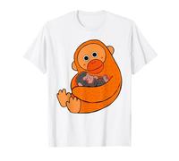 Perforatrice bébé Singe rétro T-Shirt