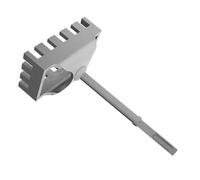 Perforatrice carrée en métal pour électriciens et plombiers, compatible avec les boîtes électriques de type 86 et 118, cloison sèche et bois