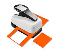 Perforatrice carrée pour scrapbooking, travaux manuels, fabrication de cartes, invitations, étiquettes, projets d'emballage ABS et alliage de zinc