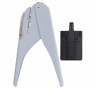 Perforatrice Champignon, Perfore 6 Feuilles de Papier, pour Transformer N'importe Quel Papier en Papier Champignon Avec Règle de Positionnement Collecte de Débris en Bas, pour