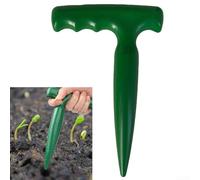 Perforatrice conique pour une formation constante de trous dans le sol pour favoriser le développement optimal des racines lors des activités de transplantation et de semis (vert foncé)
