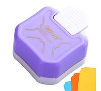 Perforatrice d'angle arrondie à 3 types de motifs, fabrication de cartes et scrapbooking, activités faites à la main #Violet