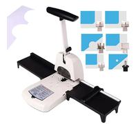 Perforatrice d'angles 6 en 1, coupe-angles multi-angles avec lames R3,5 mm/R6 mm/R10 mm, crée des angles arrondis, des demi-cercles et des trous de 6 mm, capacité de 100 feuilles, for loisirs créatifs