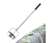 Perforatrice de film de jardin, en acier inoxydable, outil pour perforation de film de paillage, prélèvement de sol, arrosage, rétention de l'humidité, plate-bande surélevée