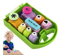Perforatrice de formes pour , formes de perforatrices artisanales, lot de perforatrices faites à la main créatives pour - Fun Learn Kids Craft Set de ciseaux, perforeuses à papier pour