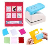 Perforatrice de gaufrage pour timbre postal, 2,3 x 2,8 cm, outils de score pour scrapbooking, journal, loisirs créatifs, fabrication de cartes, loisirs créatifs