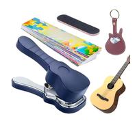 Perforatrice de médiator de guitare - Format portable en, équipement de formage de médiators, outil de guitare basse, méthode de coupe précise | Enregistrement de répétition Scène Touring