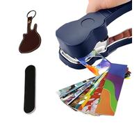 Perforatrice de médiators - Prise en main confortable et durable - Outil de poinçonnage pour création personnalisée - Coupe-feuilles durable pour homme et femme - Pour débutants