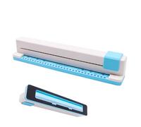 Perforatrice de Paper - 37x6.2x6.5cm, Outil d'artisanat de trou, 30 cercles Perforatrice de feuille lâche pour cahiers de scrapbooking | Outil d'artisanat étudiant durable pour filles, adolescentes