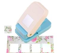 Perforatrice de Papier Carré, Perforatrice Étiquettes, Perforatrices Scrapbooking, Perforatrices Timbre, Outil de Gaufrage pour Perfor-atrice à Onglets, pour Création de Cartes