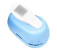 Perforatrice de Papier, Perforatrice Timbre, Perforatrice pour Bordure de Timbre-Poste, 8 X 5 X 5,4 cm Action à Levier Pression Facile, pour Projets DIY, Scrapbooking, Création de Cartes et Plus, Bleu