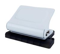 Perforatrice de reliure en métal portable à 10 trous pour documents en - Outil de poinçonnage pour matériel d'apprentissage, projets d'inscription à la maison, devoirs scolaires, accessoires