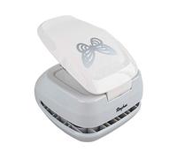 Rayher Perforatrice Design de Papillon à Levier pour Faire-Part, Scrapbooking, Carterie - Petite Perforeuse avec Motif de 4,6 x 3 cm - Bleu
