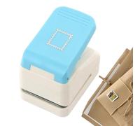 Perforatrice de timbres : outil d'estampage de trous d'expédition carrés, emporte-pièces pour travaux manuels, perforateur de design, scrapbooking, cartes de vœux, E